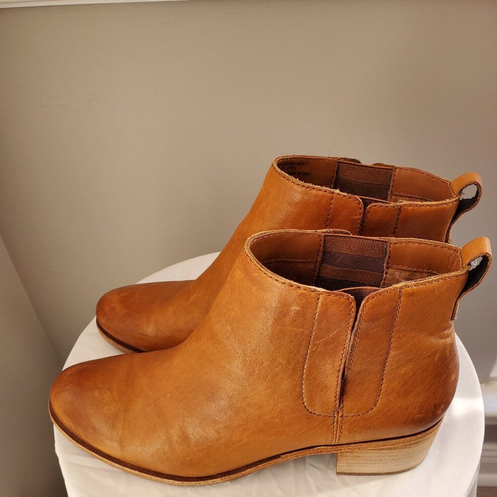 Kork ease brown leather ankle boots - Picture 2 of 5